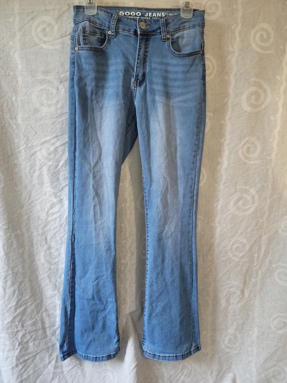 Gogo Jeans Women's Light Blue Flare Jeans